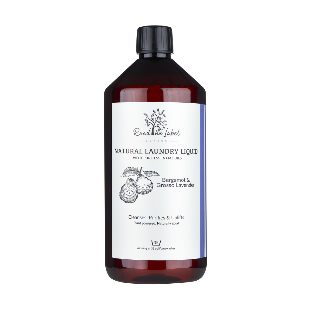 Natural Laundry Liquid – Bergamot & Grosso Lavender - 1000ML