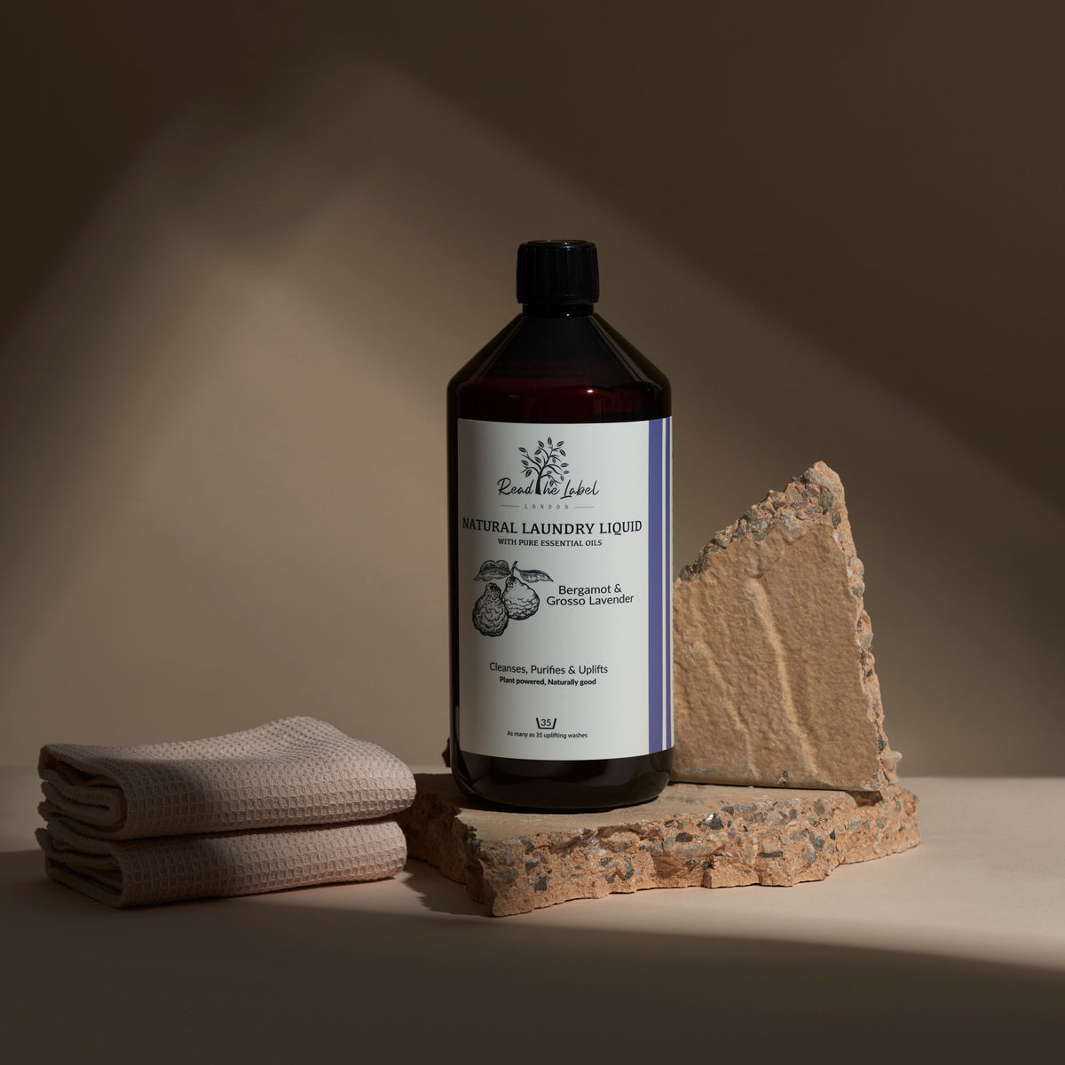 Natural Laundry Liquid – Bergamot & Grosso Lavender - 1000ML