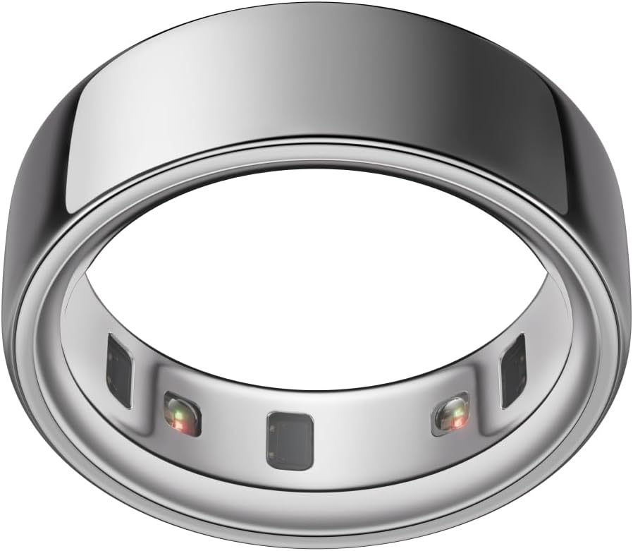 OURA Ring 4 Smart Ring - Ceramic Petal - Size 11
