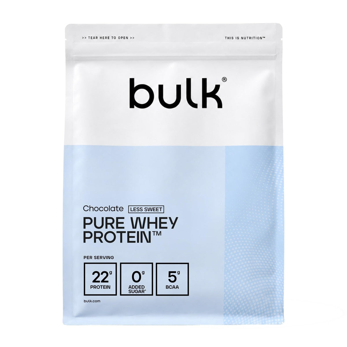 Bulk Pure Whey Protein Powder, Unflavoured, 1kg