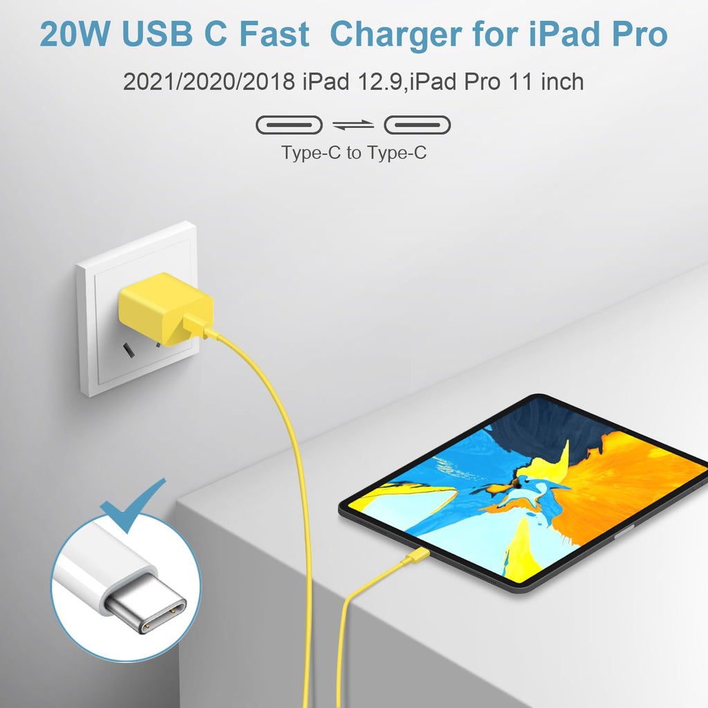 10FT iPhone 18 17 16 15 Charger Fast Charging USB C Charger Block