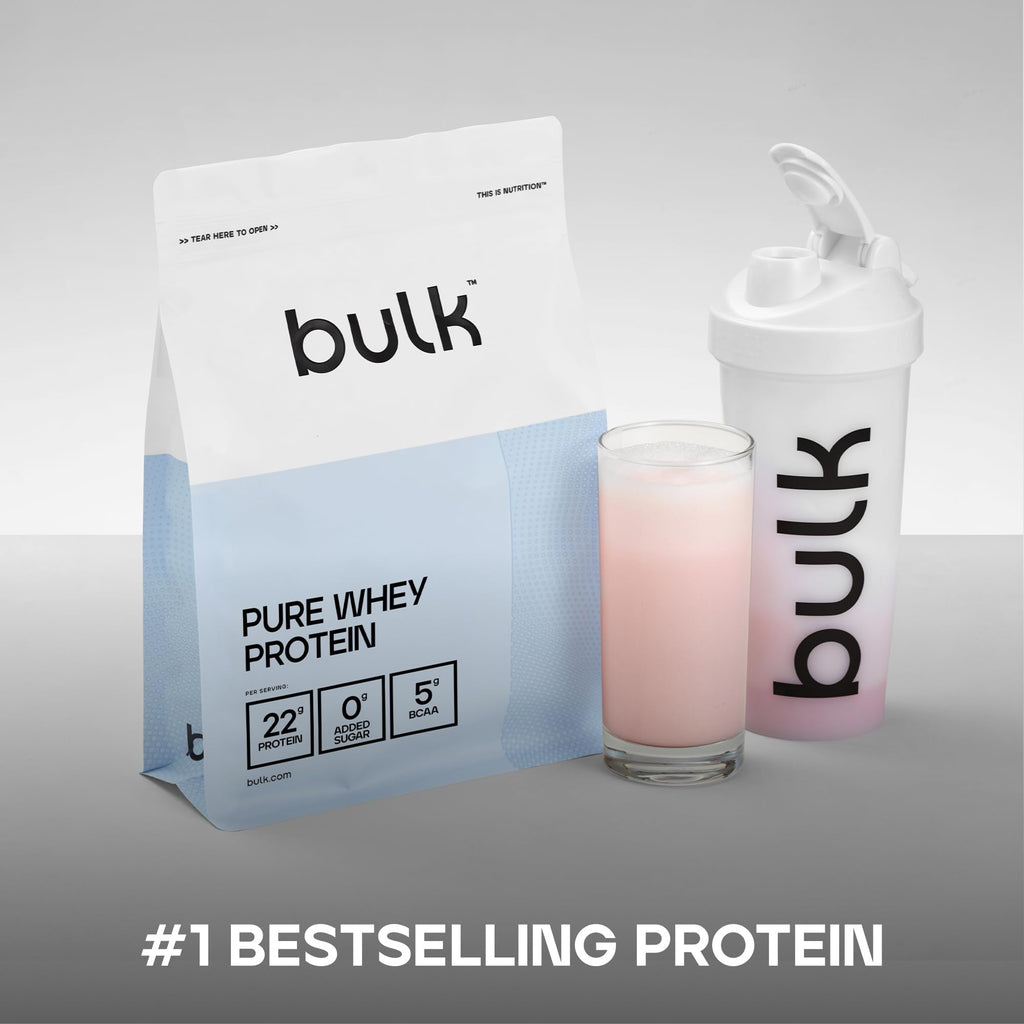 Bulk Pure Whey Protein Powder, Unflavoured, 1kg