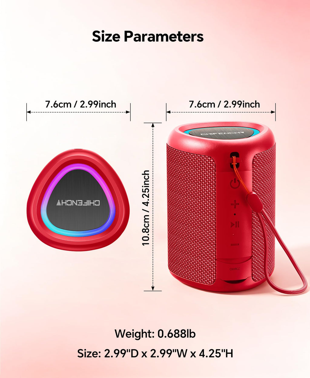 Portable Bluetooth Speaker Gift Ideas: Outdoor Travel Essentials Waterproof