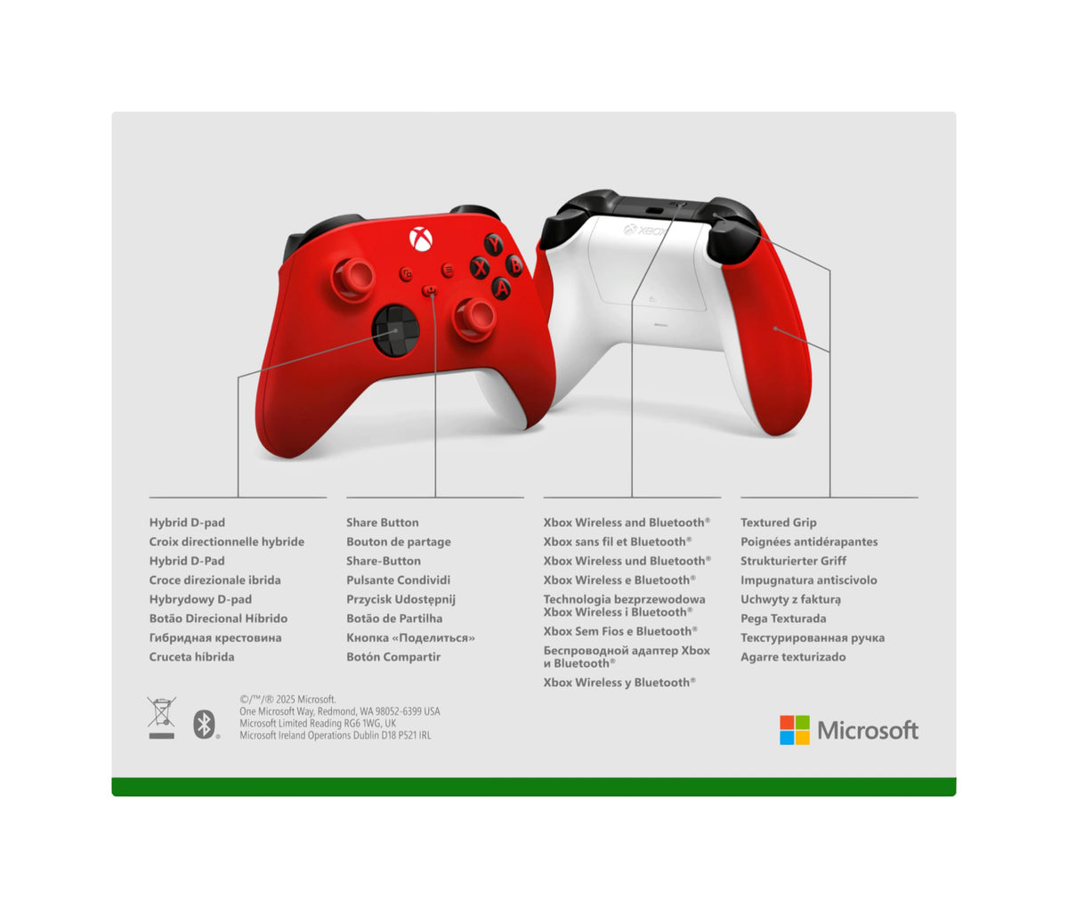 Xbox Wireless Controller – Carbon Black Series X|S, One, and Windows Devices