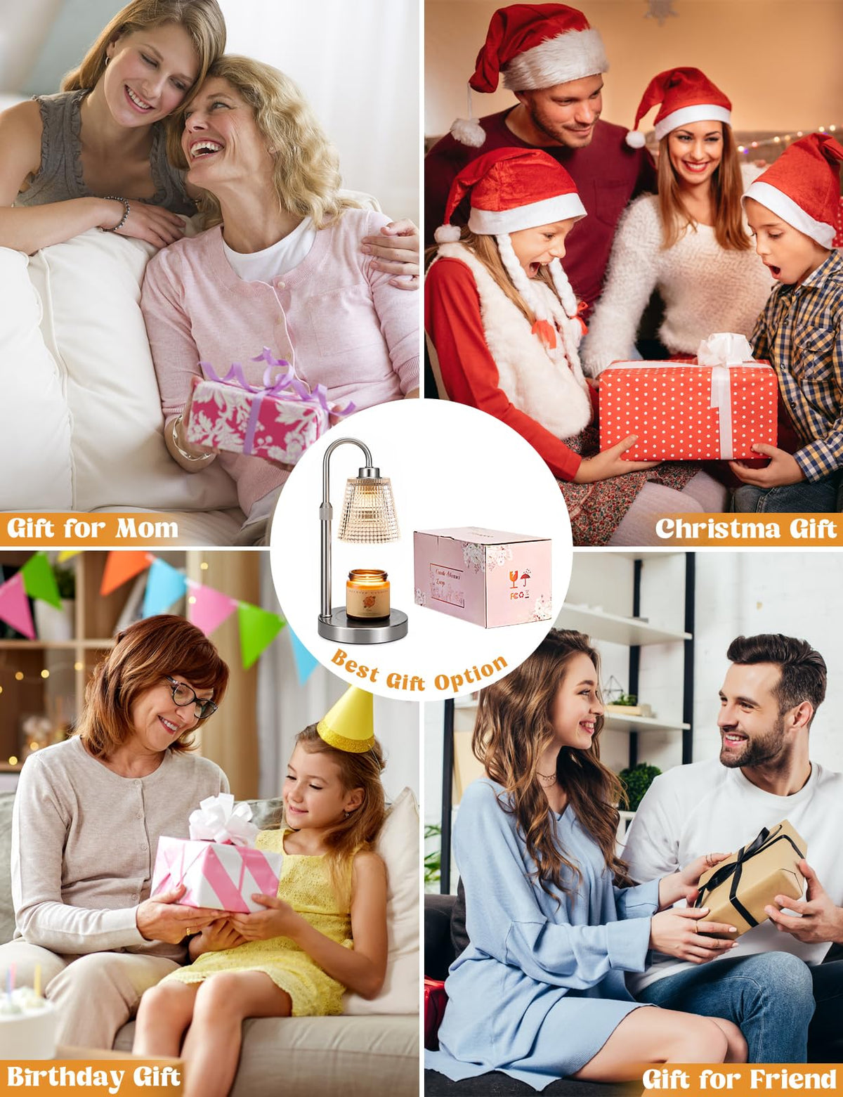 Innqoo Candle Warmer Lamp with Timer Home Decor Birthday Gifts for Women