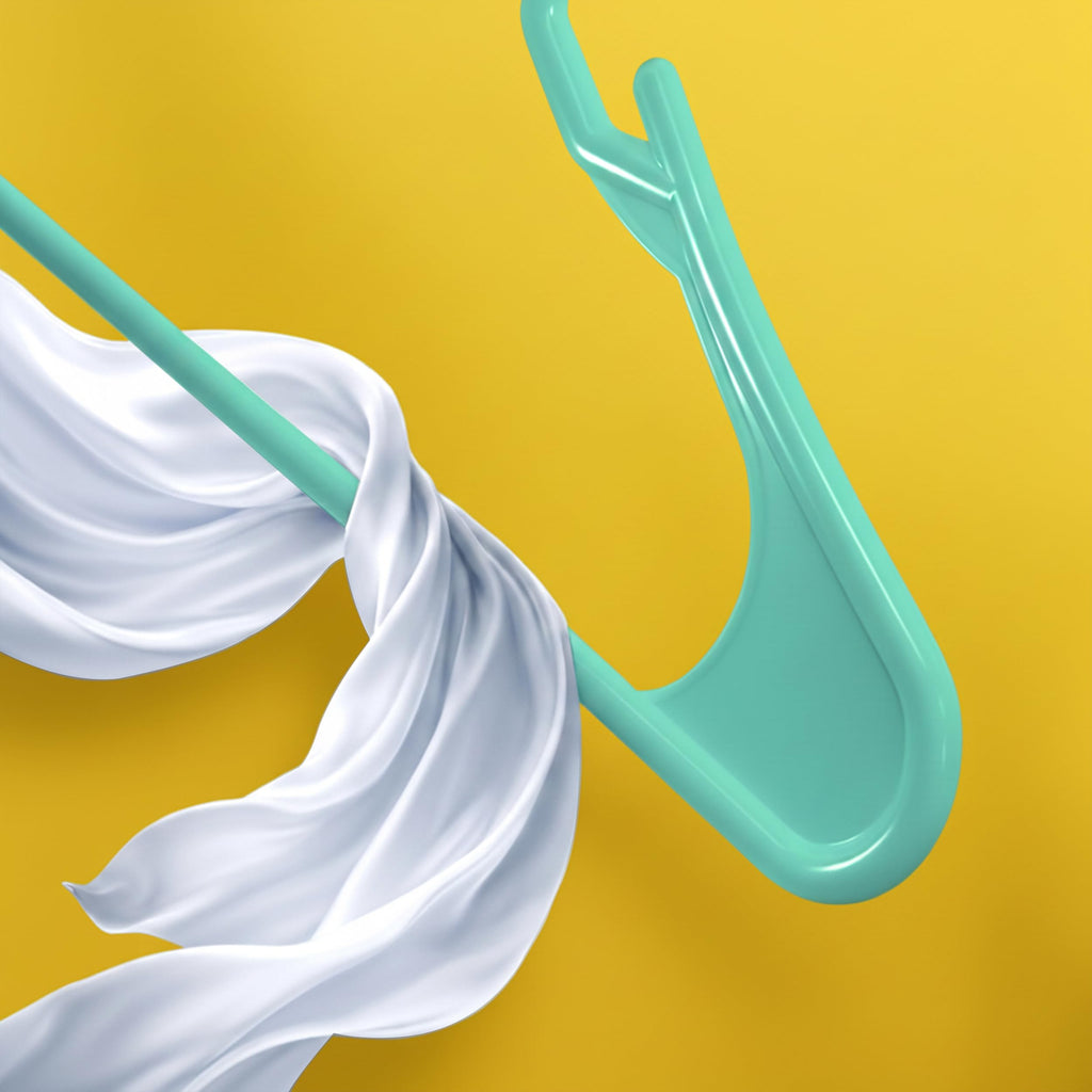 Utopia Home Plastic Hangers 50 Pack – Space Saving Clothes Hanger White
