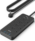 Anker Power Strip with 2100J Surge Protector, Outlet Extender, 20W, 12 AC