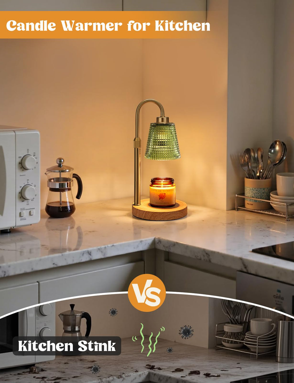 Innqoo Candle Warmer Lamp with Timer Home Decor Birthday Gifts for Women