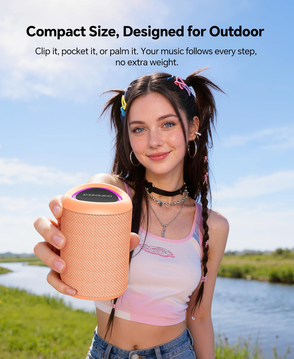Portable Bluetooth Speaker Gift Ideas: Outdoor Travel Essentials Waterproof