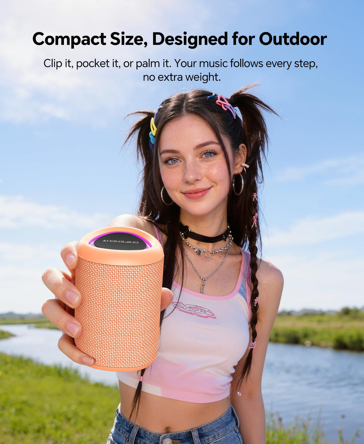 Portable Bluetooth Speaker Gift Ideas: Outdoor Travel Essentials Waterproof