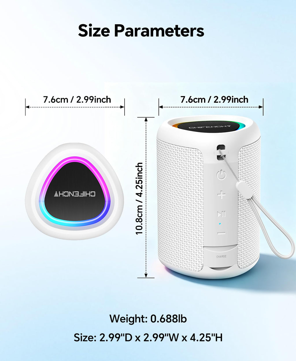 Portable Bluetooth Speaker Gift Ideas: Outdoor Travel Essentials Waterproof