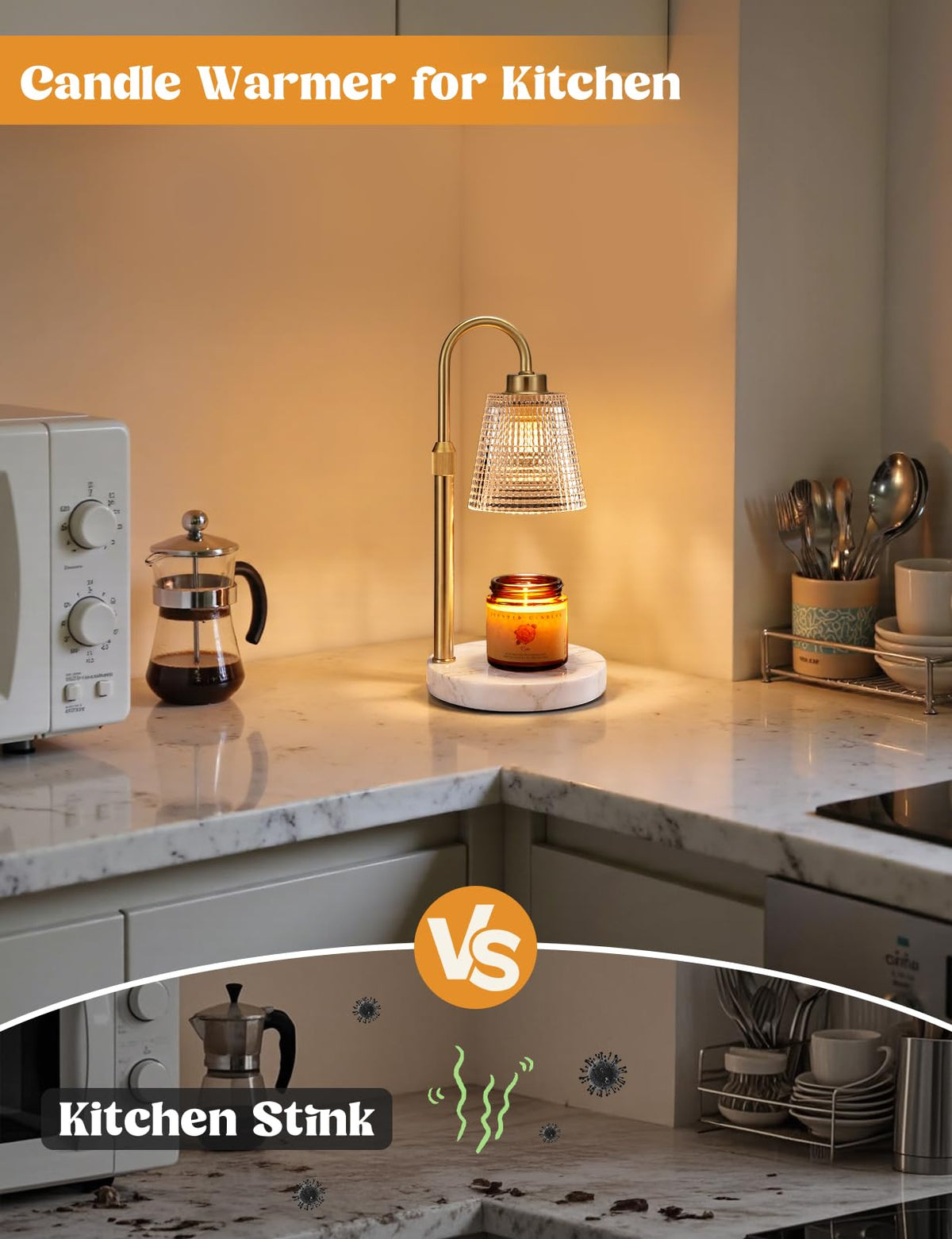Innqoo Candle Warmer Lamp with Timer Home Decor Birthday Gifts for Women