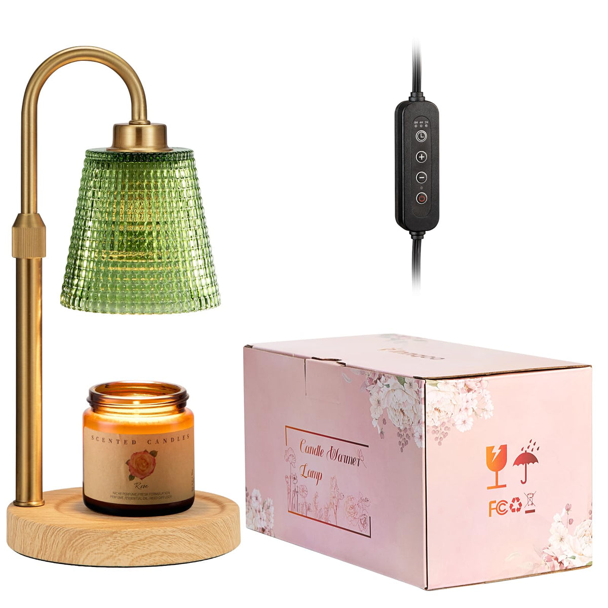 Innqoo Candle Warmer Lamp with Timer Home Decor Birthday Gifts for Women