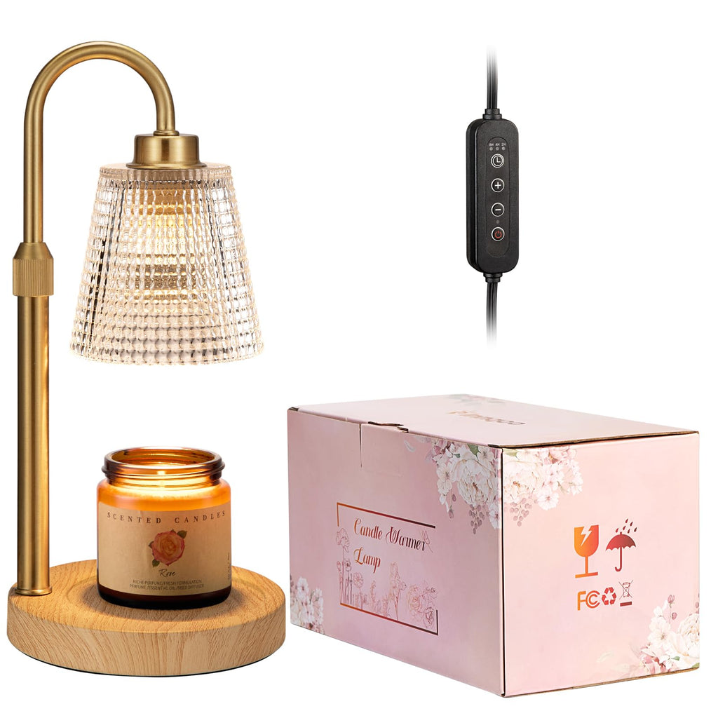 Innqoo Candle Warmer Lamp with Timer Home Decor Birthday Gifts for Women