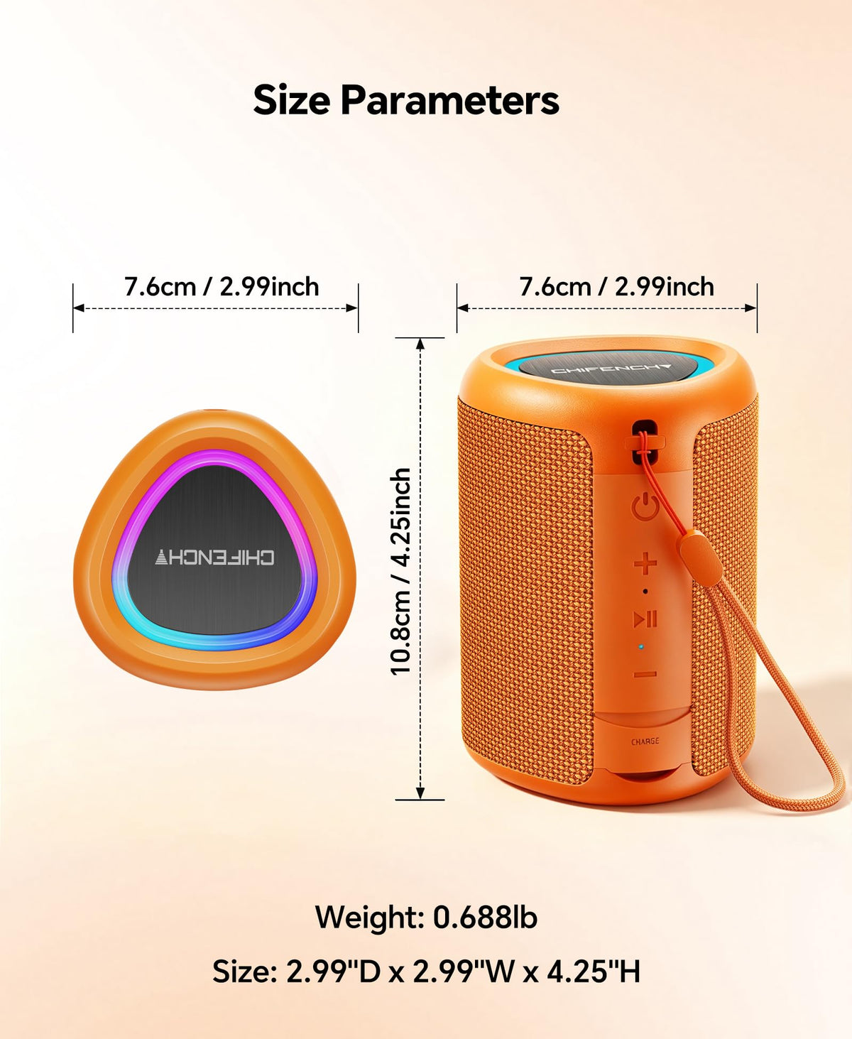Portable Bluetooth Speaker Gift Ideas: Outdoor Travel Essentials Waterproof