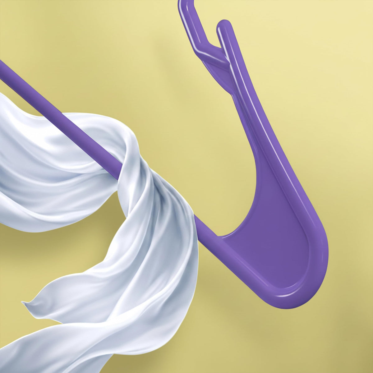 Utopia Home Plastic Hangers 50 Pack – Space Saving Clothes Hanger White
