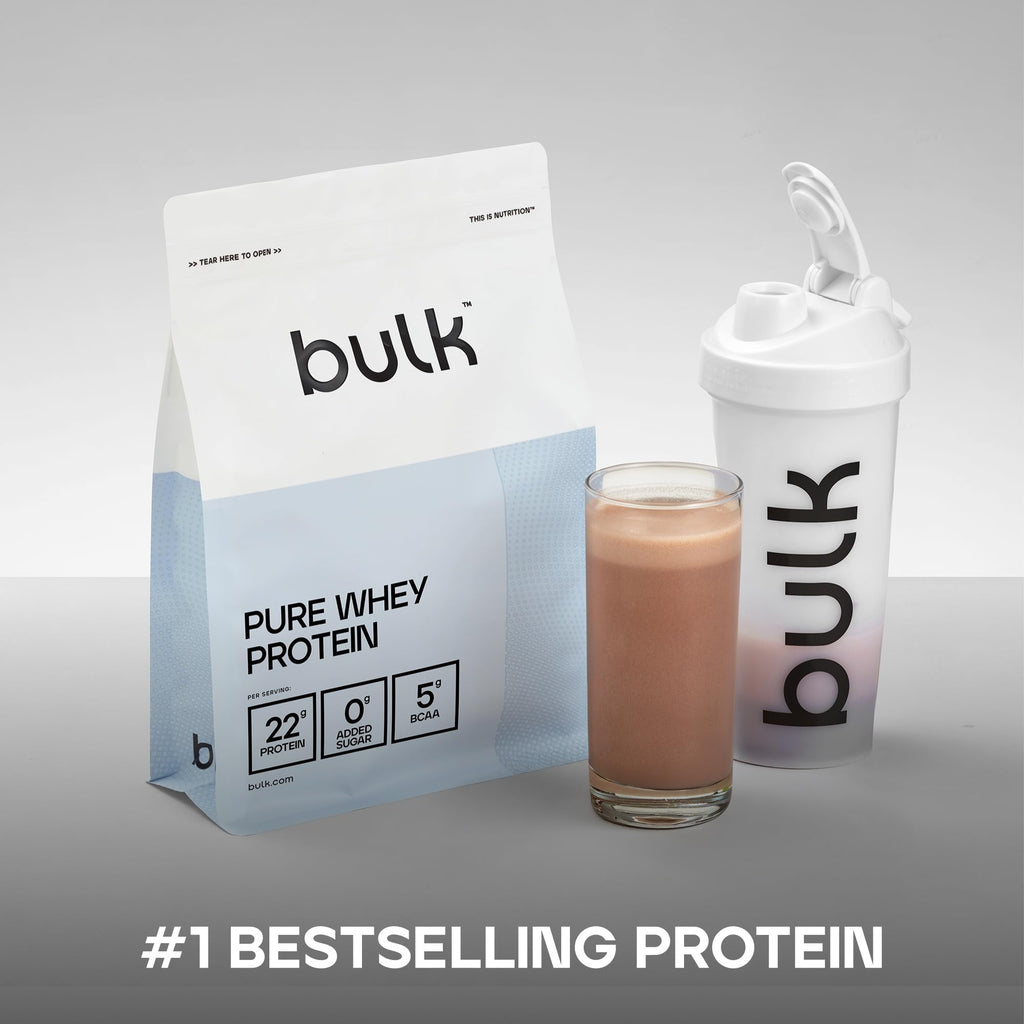 Bulk Pure Whey Protein Powder, Unflavoured, 1kg