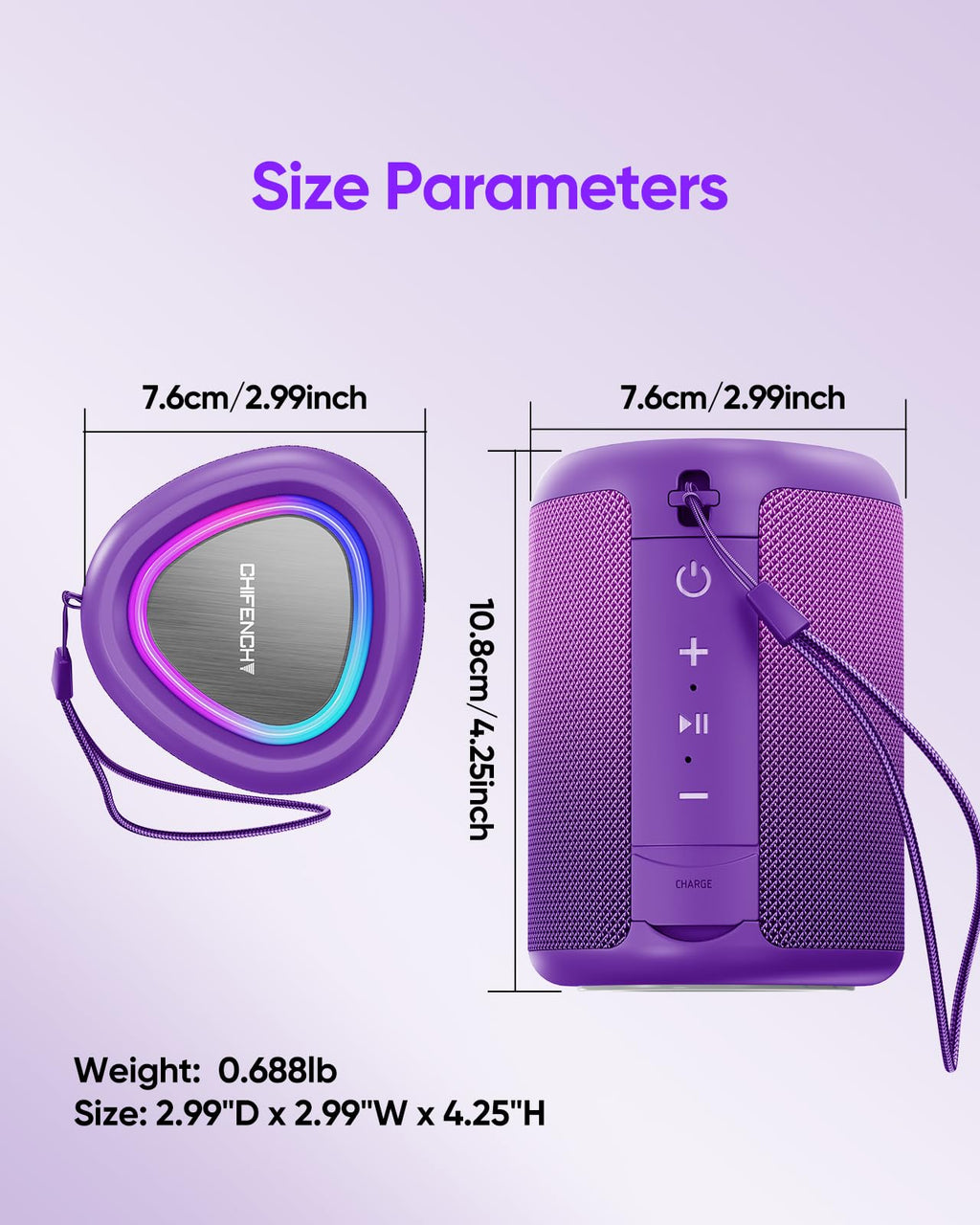 Portable Bluetooth Speaker Gift Ideas: Outdoor Travel Essentials Waterproof