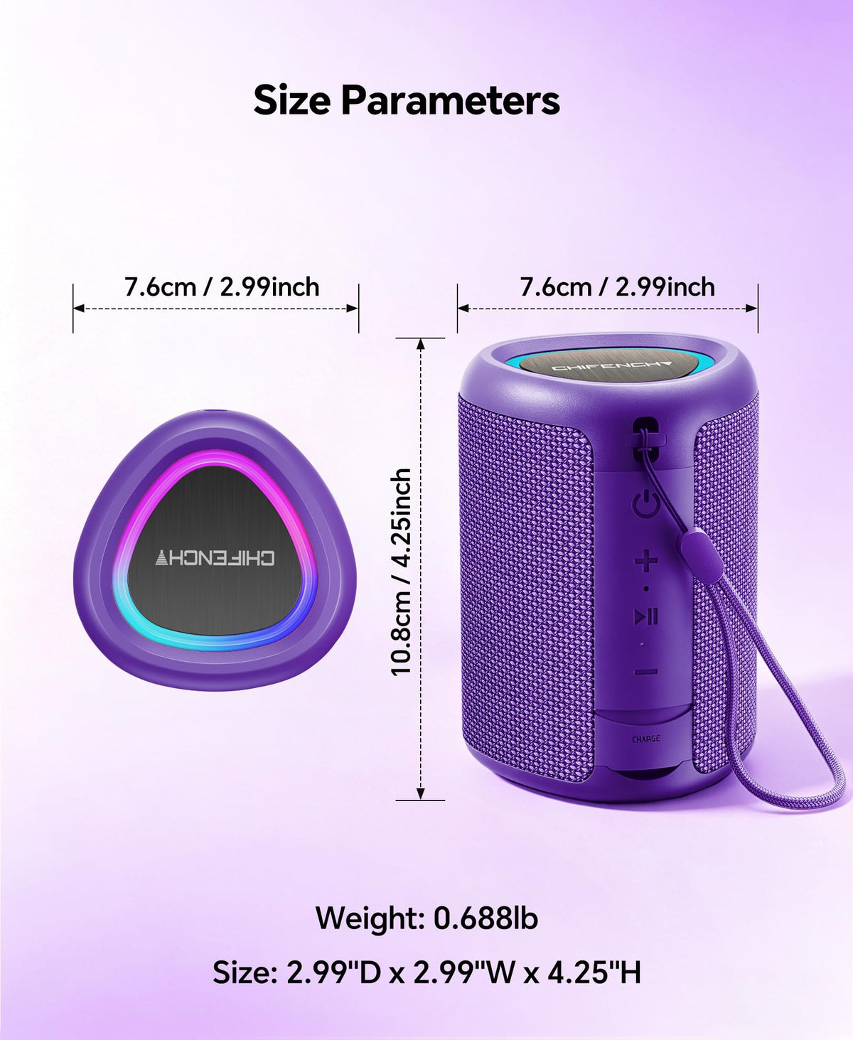 Portable Bluetooth Speaker Gift Ideas: Outdoor Travel Essentials Waterproof