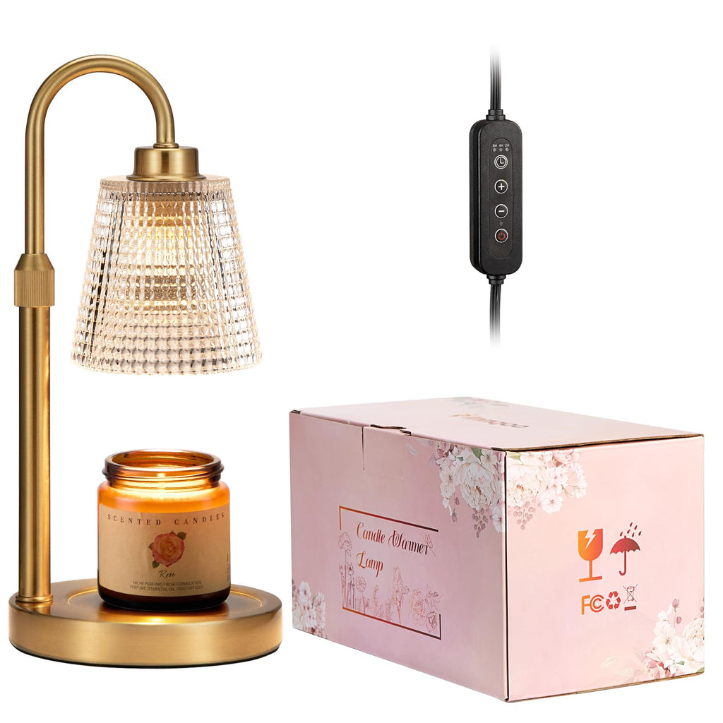 Innqoo Candle Warmer Lamp with Timer Home Decor Birthday Gifts for Women