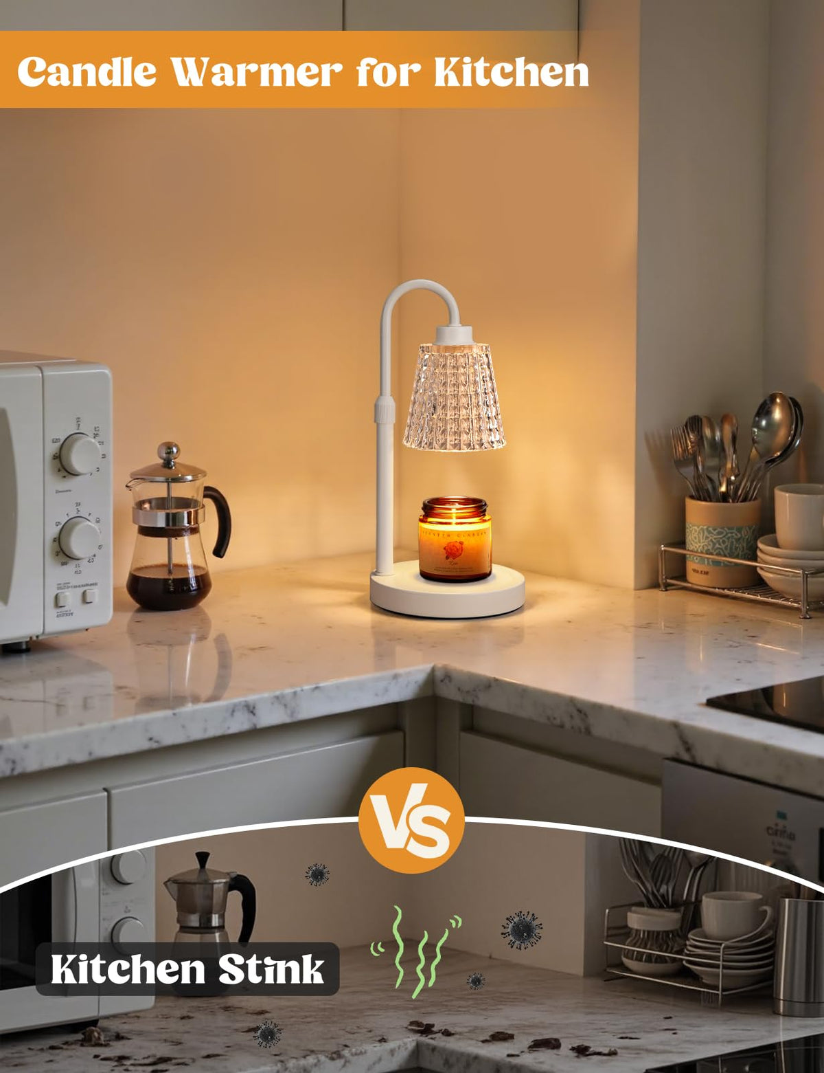 Innqoo Candle Warmer Lamp with Timer Home Decor Birthday Gifts for Women