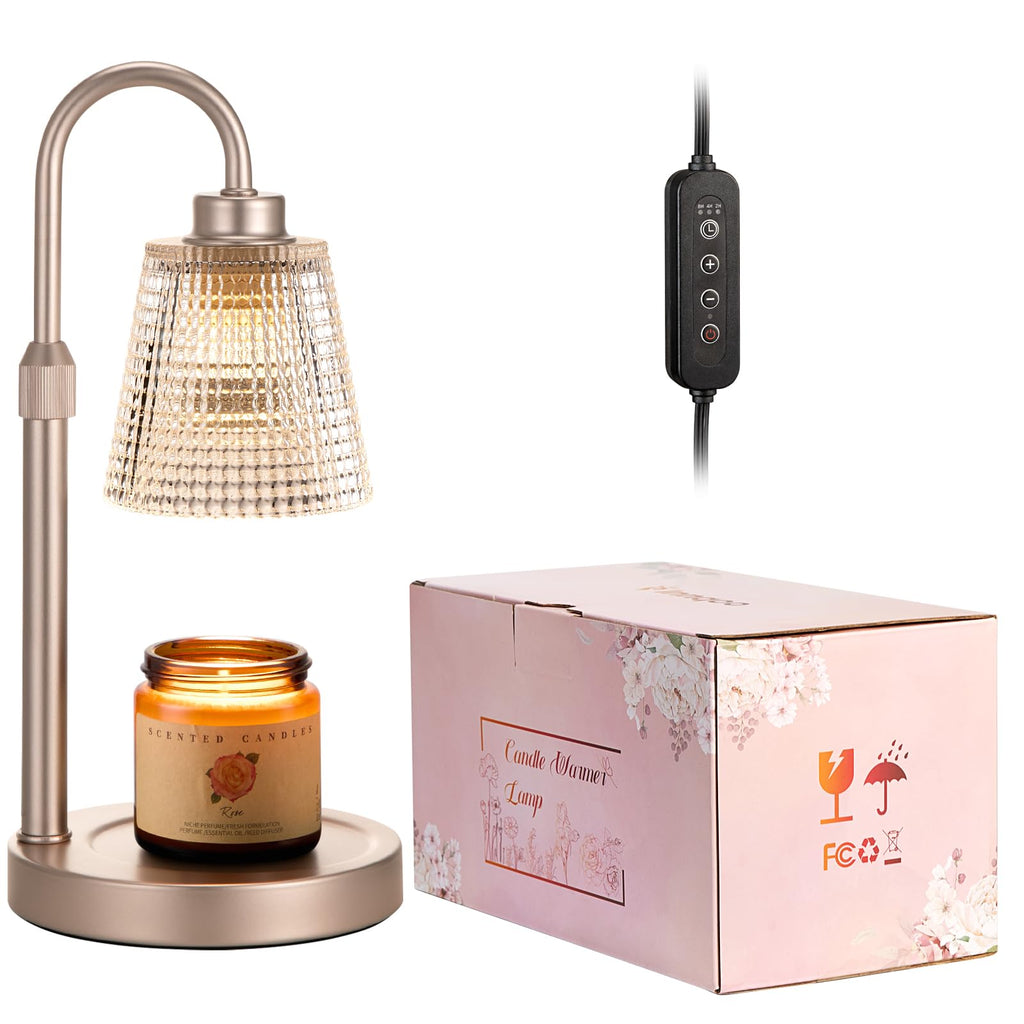 Innqoo Candle Warmer Lamp with Timer Home Decor Birthday Gifts for Women