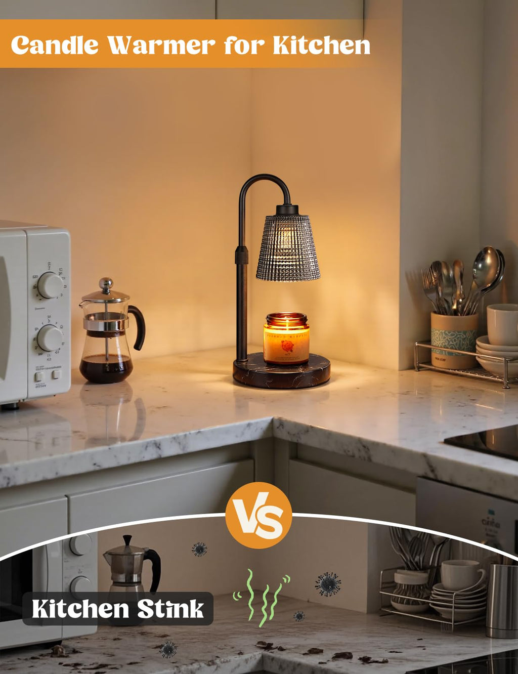 Innqoo Candle Warmer Lamp with Timer Home Decor Birthday Gifts for Women