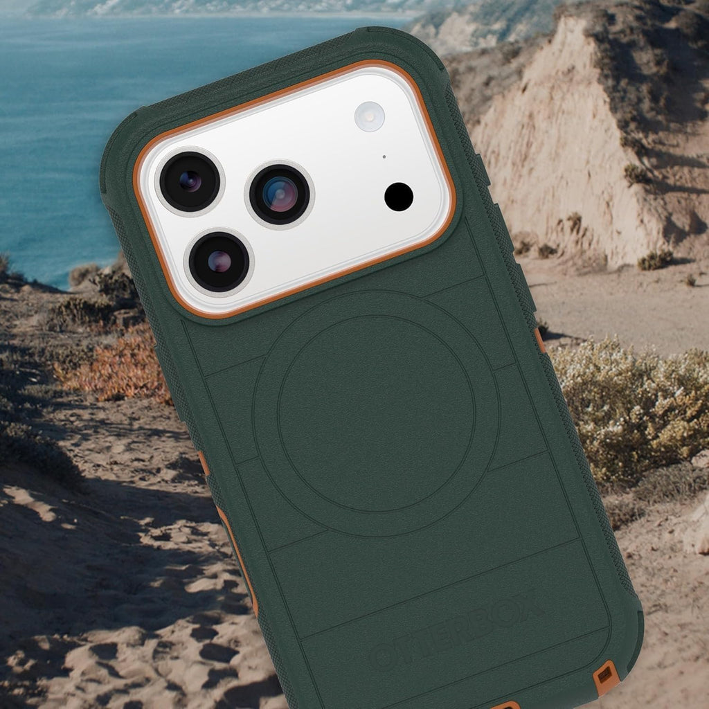 OtterBox iPhone Air (Only) - Defender Series Case - Black Shadow (Black & Blue) - Snaps on MagSafe - Tough - Rugged & Durable - Multi-Layer - Impact Absorbing iPhone Case