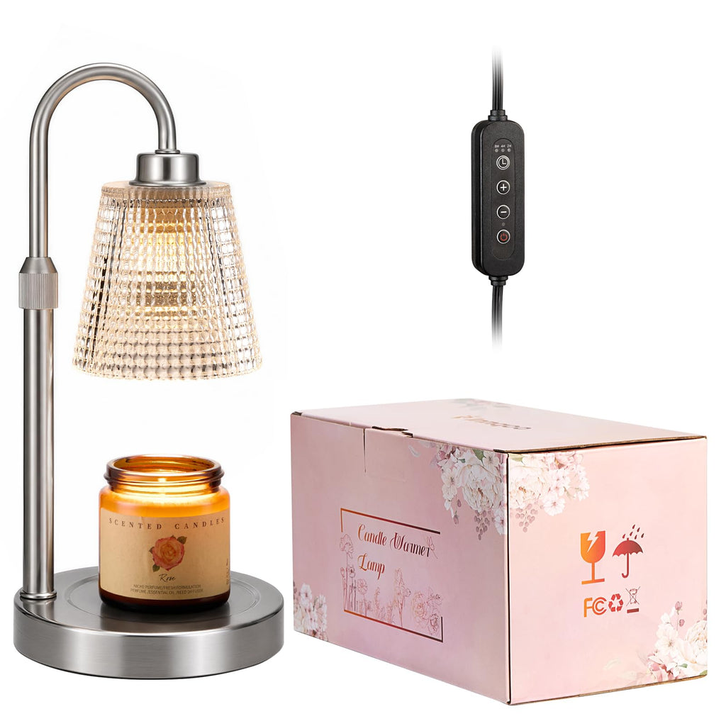 Innqoo Candle Warmer Lamp with Timer Home Decor Birthday Gifts for Women