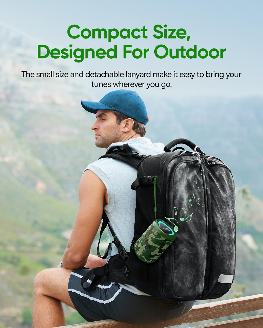 Portable Bluetooth Speaker Gift Ideas: Outdoor Travel Essentials Waterproof