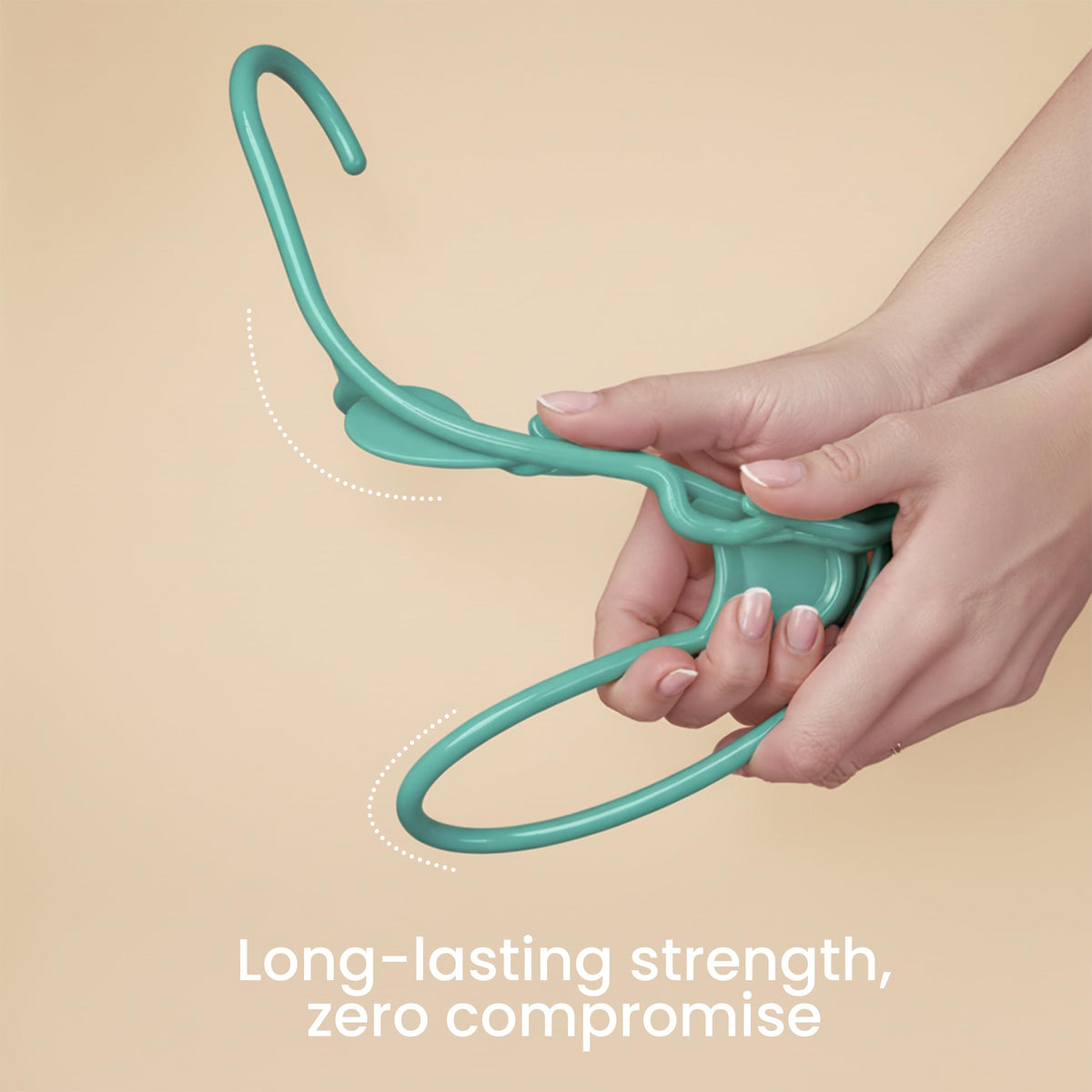 Utopia Home Plastic Hangers 50 Pack – Space Saving Clothes Hanger White