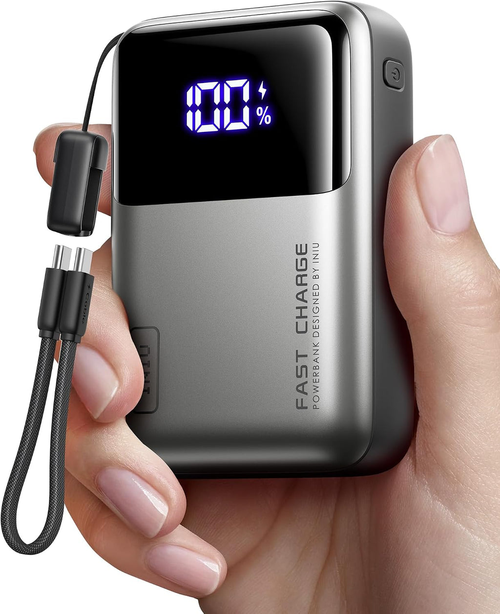 INIU Laptop Power Bank, Smallest 20000mAh 65W Fast Charging Battery Pack
