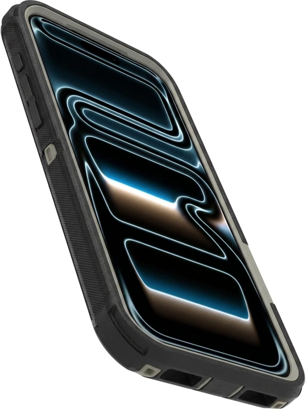 OtterBox iPhone Air (Only) - Defender Series Case - Black Shadow (Black & Blue) - Snaps on MagSafe - Tough - Rugged & Durable - Multi-Layer - Impact Absorbing iPhone Case