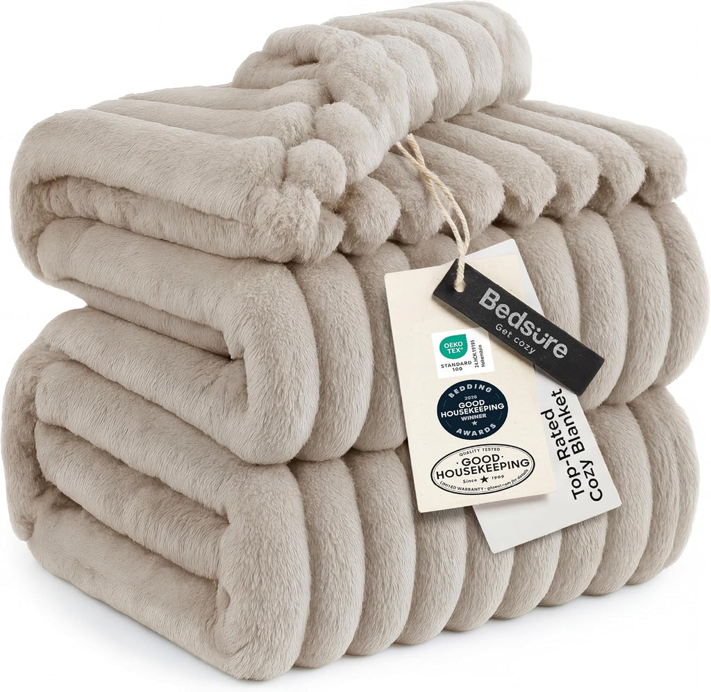 Bedsure Soft Throw Blanket for Couch Decor Gifts Crystal Pink 50"x60"