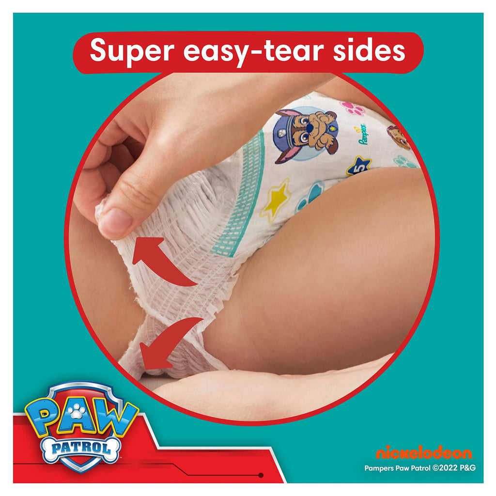 Pampers Baby-Dry Paw Patrol Nappy Pants, Size 8