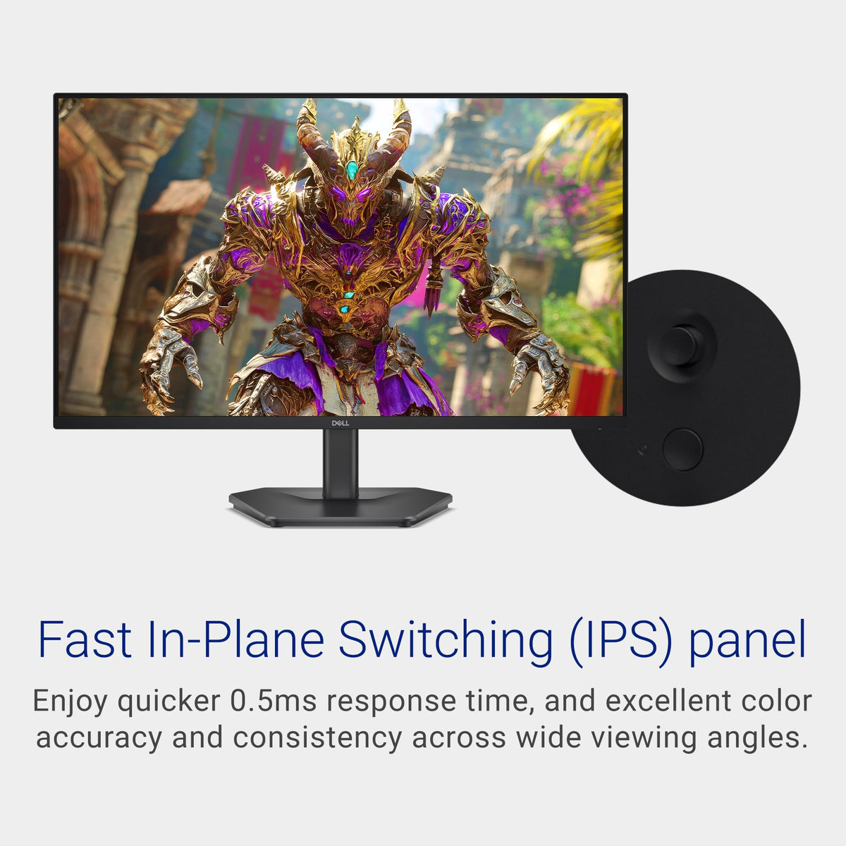 Dell 24 Monitor - SE2426H - 23.8-inch FHD (1920x1080) 144Hz 1ms Display, in-Plane Switching (IPS) Technology, AMD FreeSync™, TÜV 3-Star 2X HDMI, Tilt