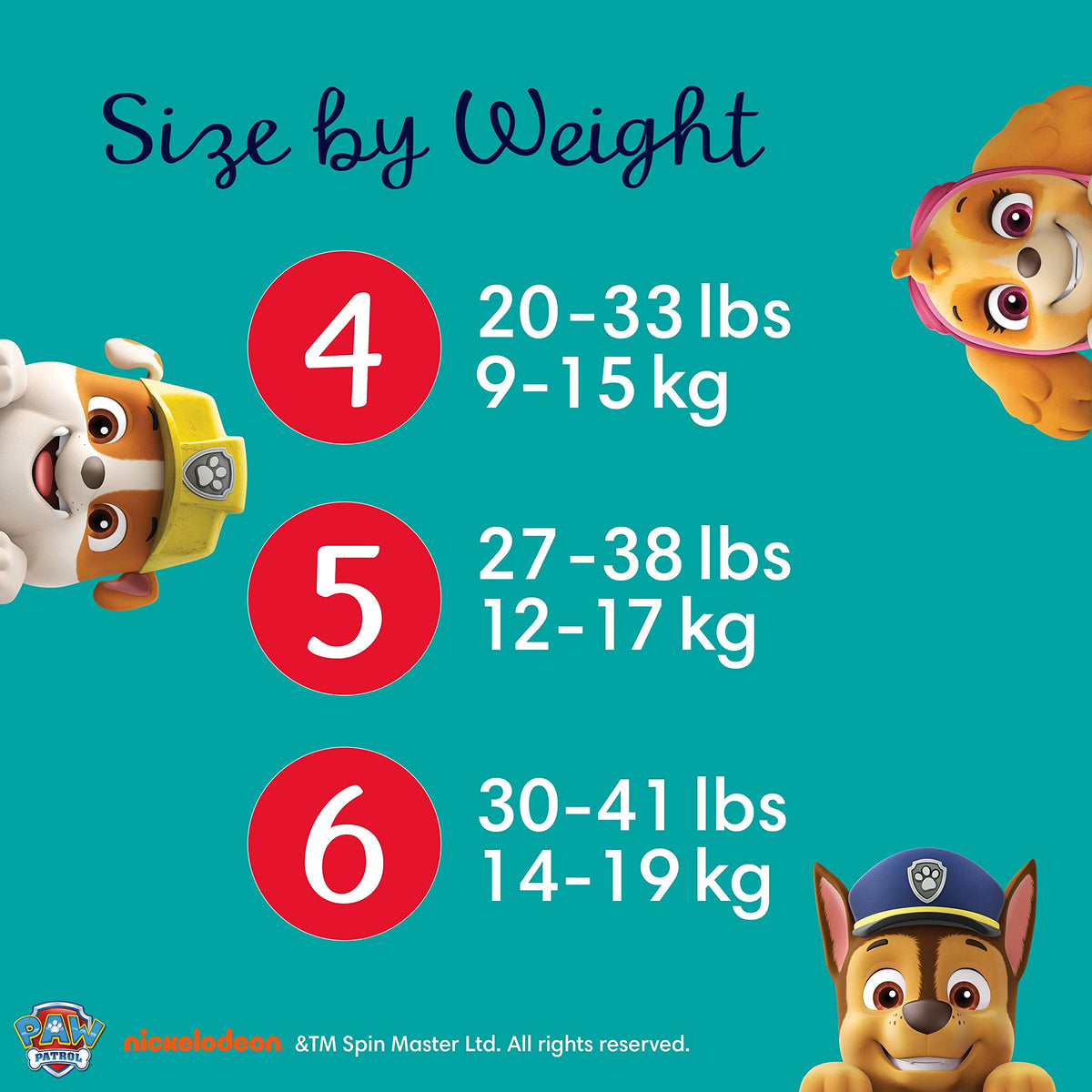 Pampers Baby-Dry Paw Patrol Nappy Pants, Size 8