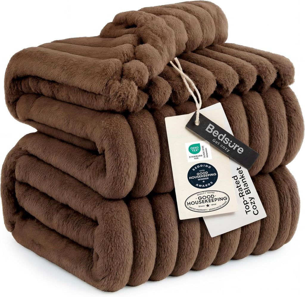 Bedsure Soft Throw Blanket for Couch Decor Gifts Crystal Pink 50"x60"