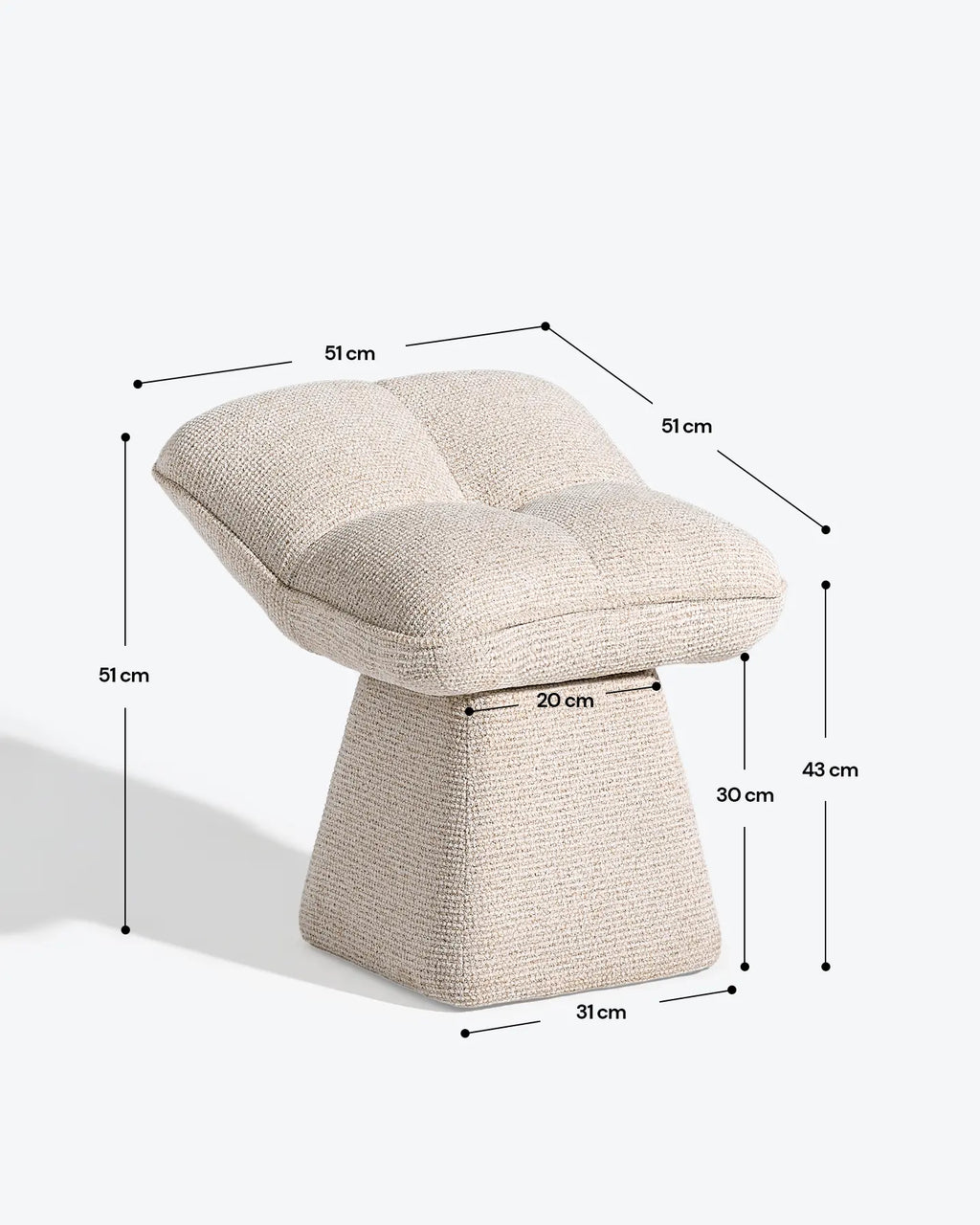 Liora Swivel Vanity Stool [Pre-Order]