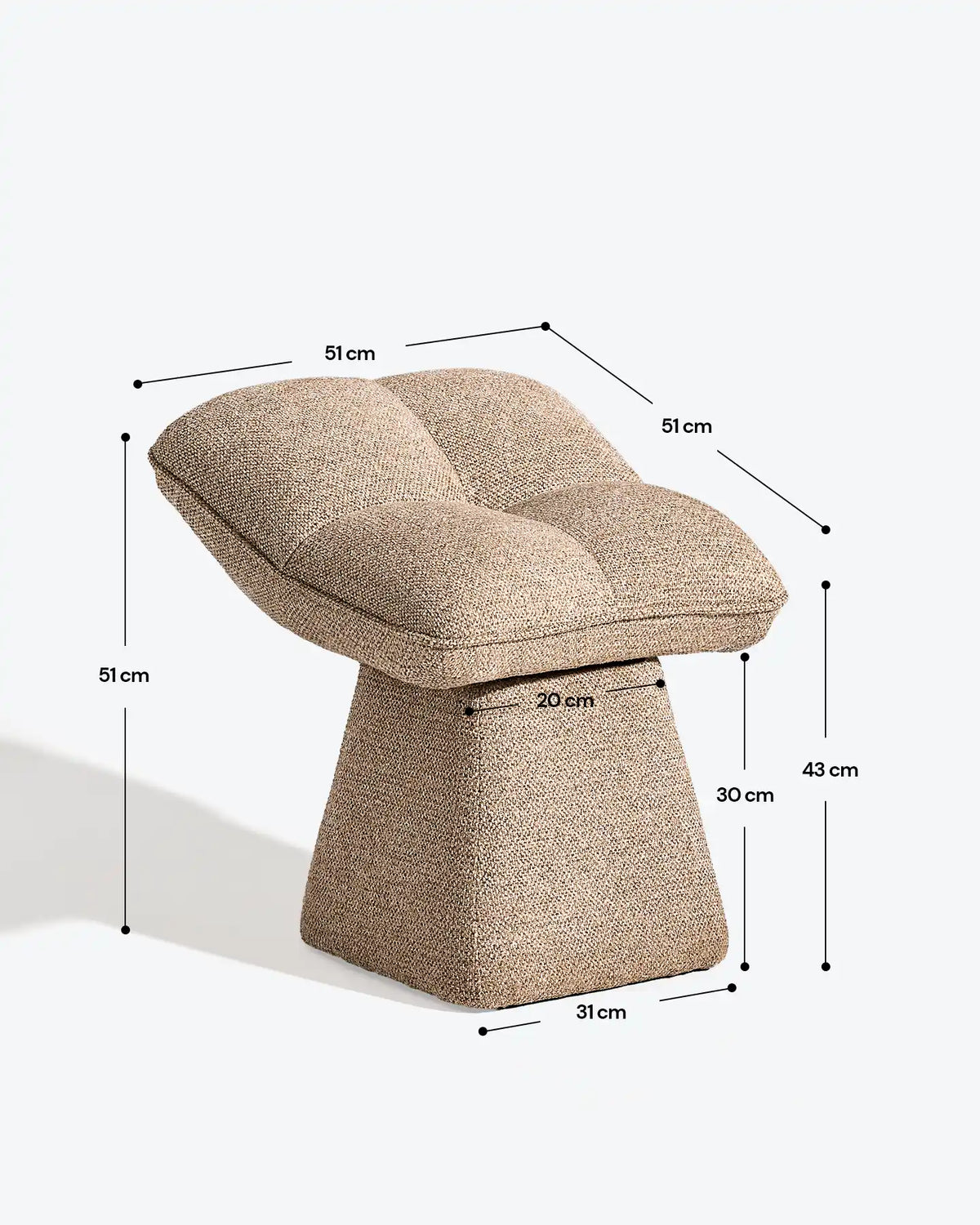 Liora Swivel Vanity Stool [Pre-Order]