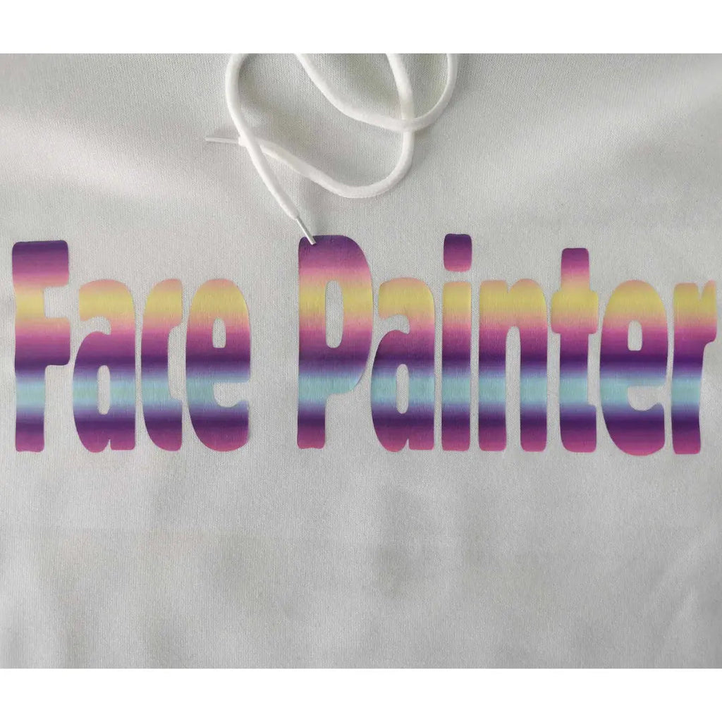 Winter Face Painter Hoodie - White